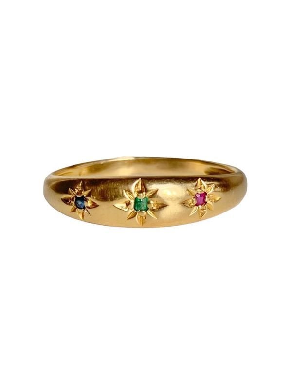 Bague, en or jaune 18k - Castafiore