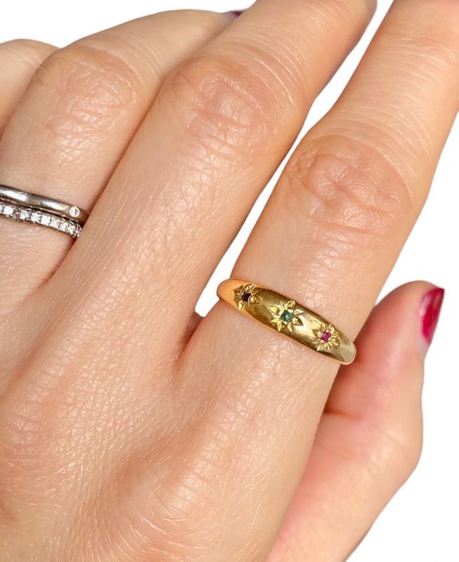 Bague, en or jaune 18k - Castafiore
