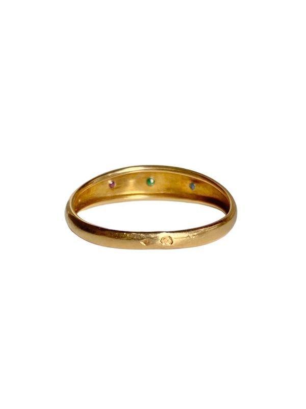 Bague, en or jaune 18k - Castafiore