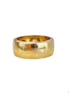 Bague en or jaune 18k rubis et diamant - Castafiore