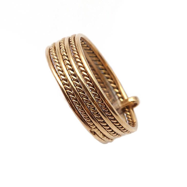 Bague en or jaune - Castafiore
