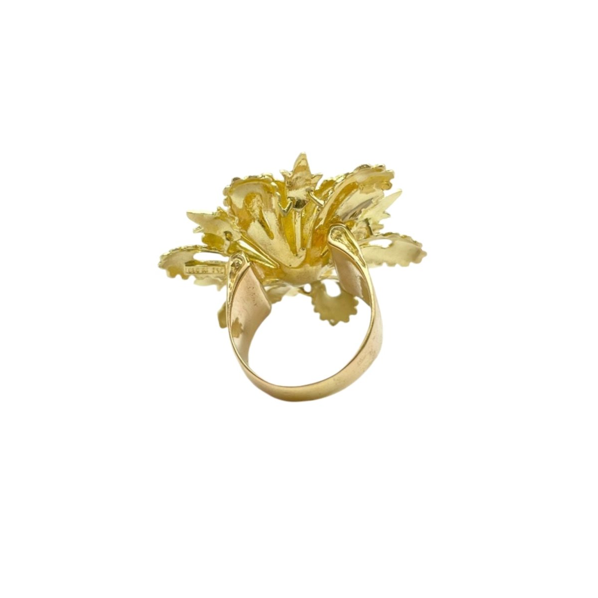 Bague en or jaune, émaux et saphirs naturels - Castafiore