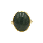 Bague en or jaune et aventurine verte - Castafiore