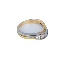 Bague en or jaune et blanc 18 cts - Castafiore