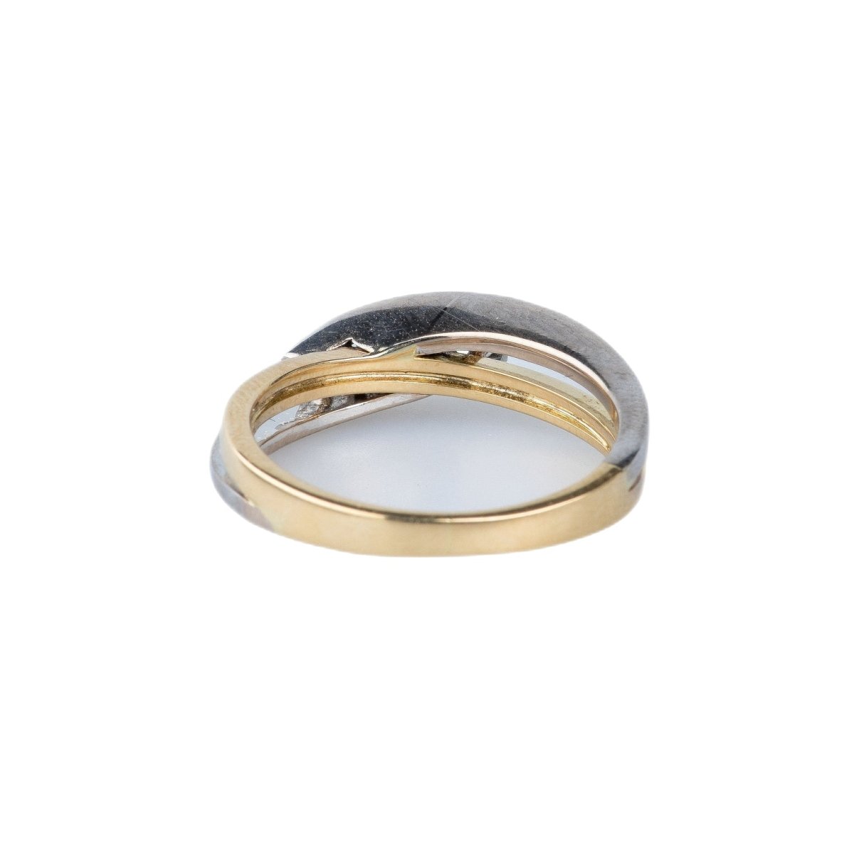 Bague en or jaune et blanc 18 cts - Castafiore