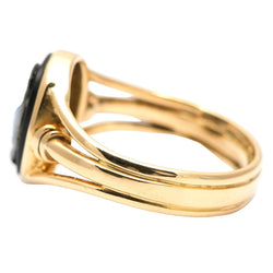 Bague en or jaune et camée - Castafiore