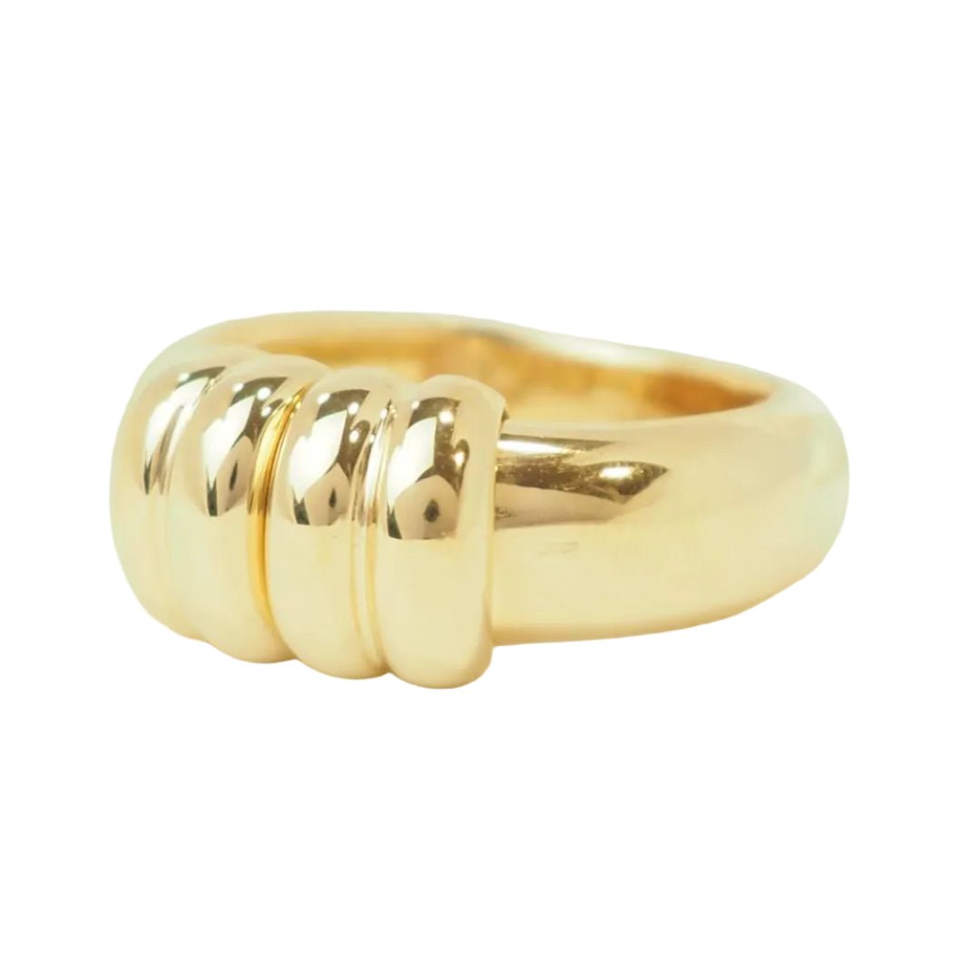 Bague en or jaune et diamant - Castafiore