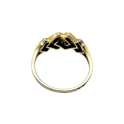 Bague en or jaune et diamant - Castafiore