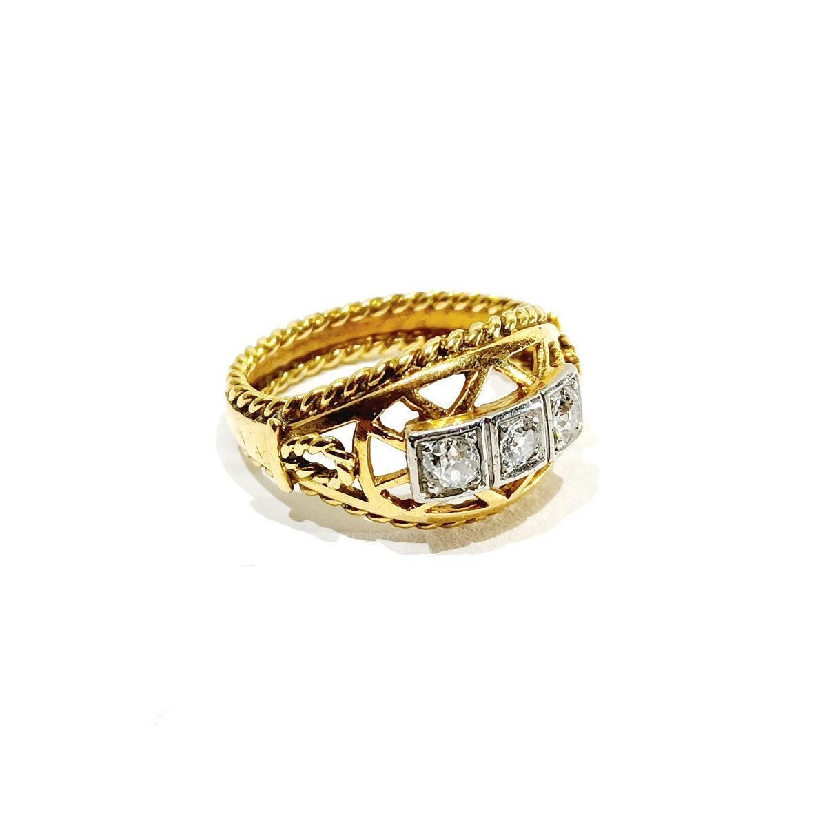 Bague En or jaune Et diamant - Castafiore