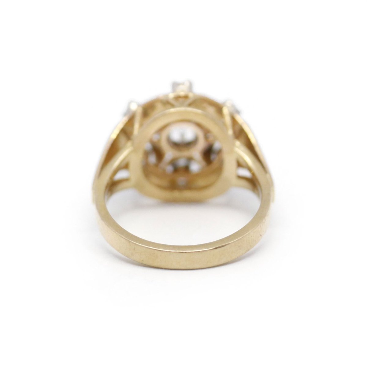 Bague en or jaune et diamant - Castafiore