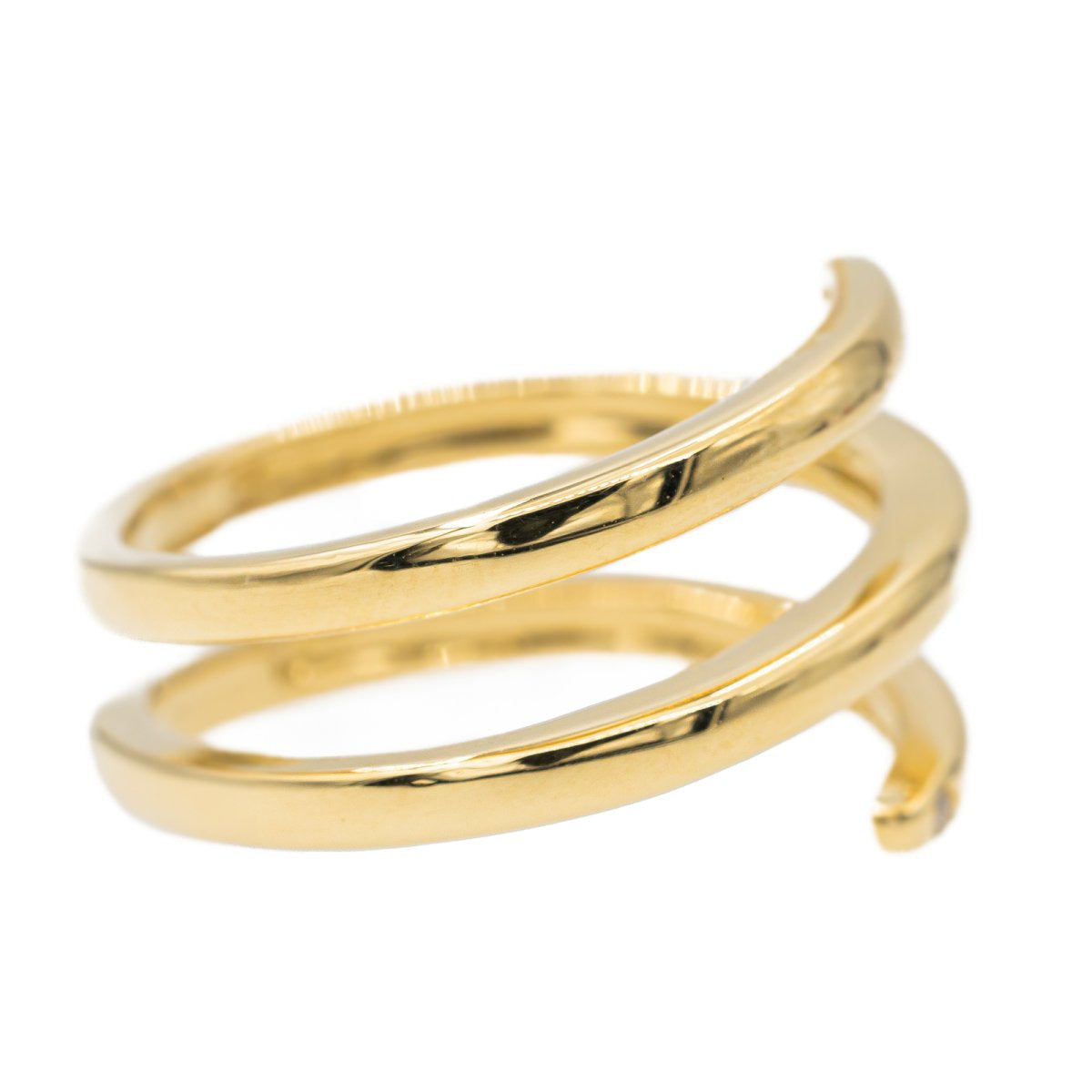 Bague en or jaune et diamant - Castafiore