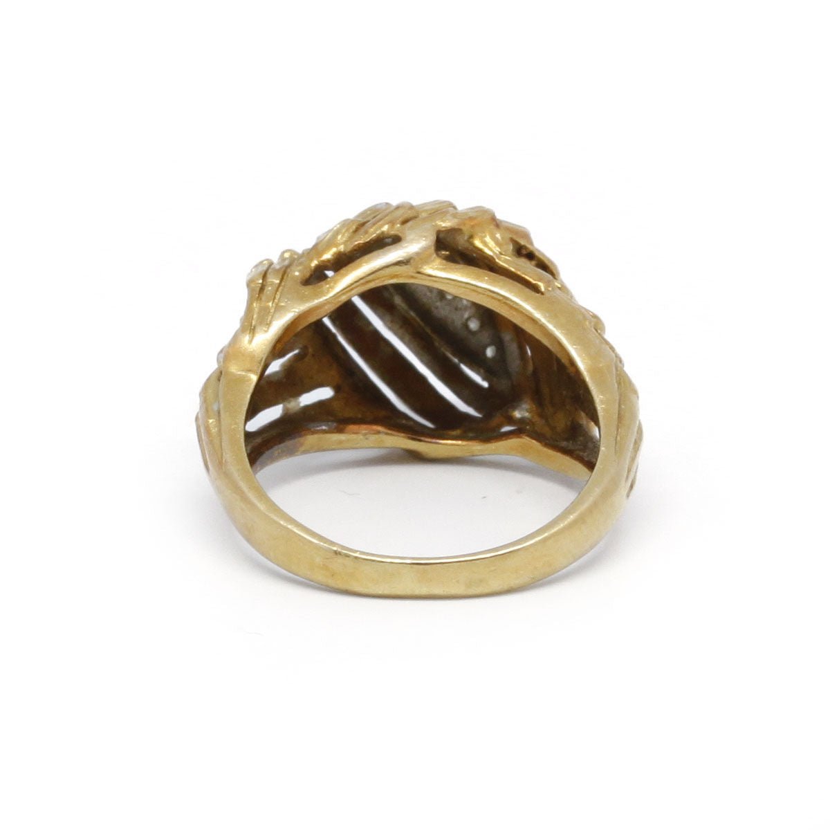 Bague en or jaune et diamant - Castafiore