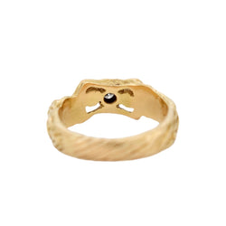 Bague en or jaune et diamant - Castafiore