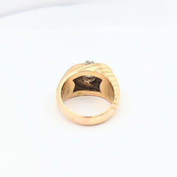 Bague en or jaune et diamant - Castafiore