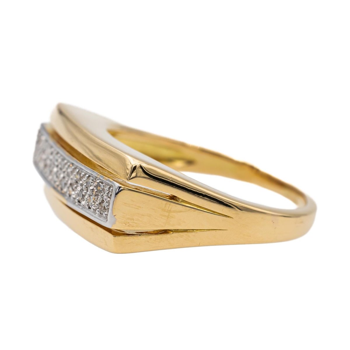 Bague en Or jaune et Diamant - Castafiore