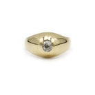 Bague en or jaune et diamant - Castafiore