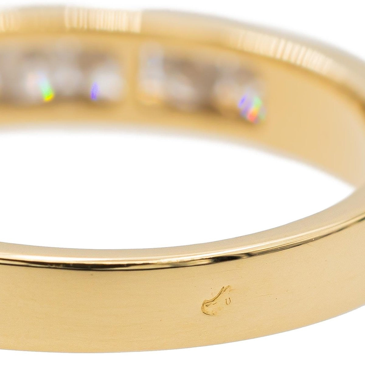 Bague en or jaune et diamant - Castafiore