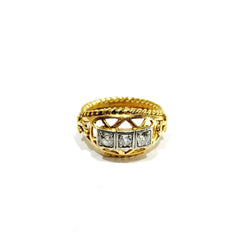 Bague En or jaune Et diamant - Castafiore