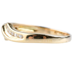 Bague en or jaune et diamants - Castafiore