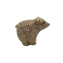 Bague en or jaune et diamants - Castafiore