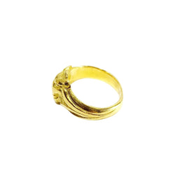 Bague en or jaune et diamants - Castafiore