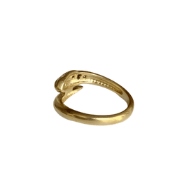 Bague en or jaune et diamants - Castafiore