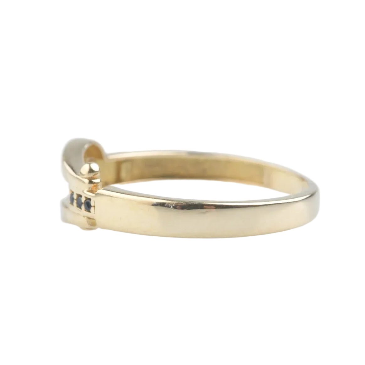 Bague en or jaune et diamants - Castafiore