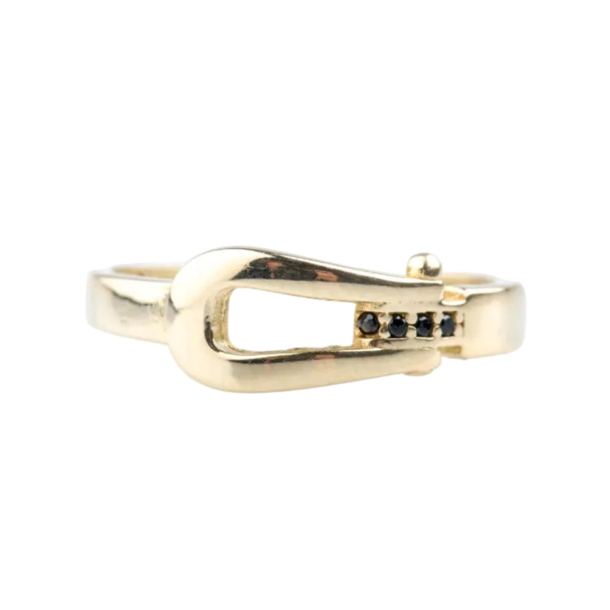 Bague en or jaune et diamants - Castafiore