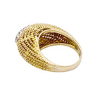 Bague en or jaune et diamants - Castafiore