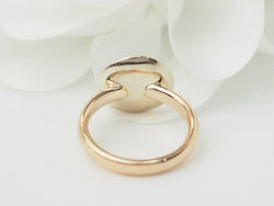 Bague en or jaune et diamants - Castafiore
