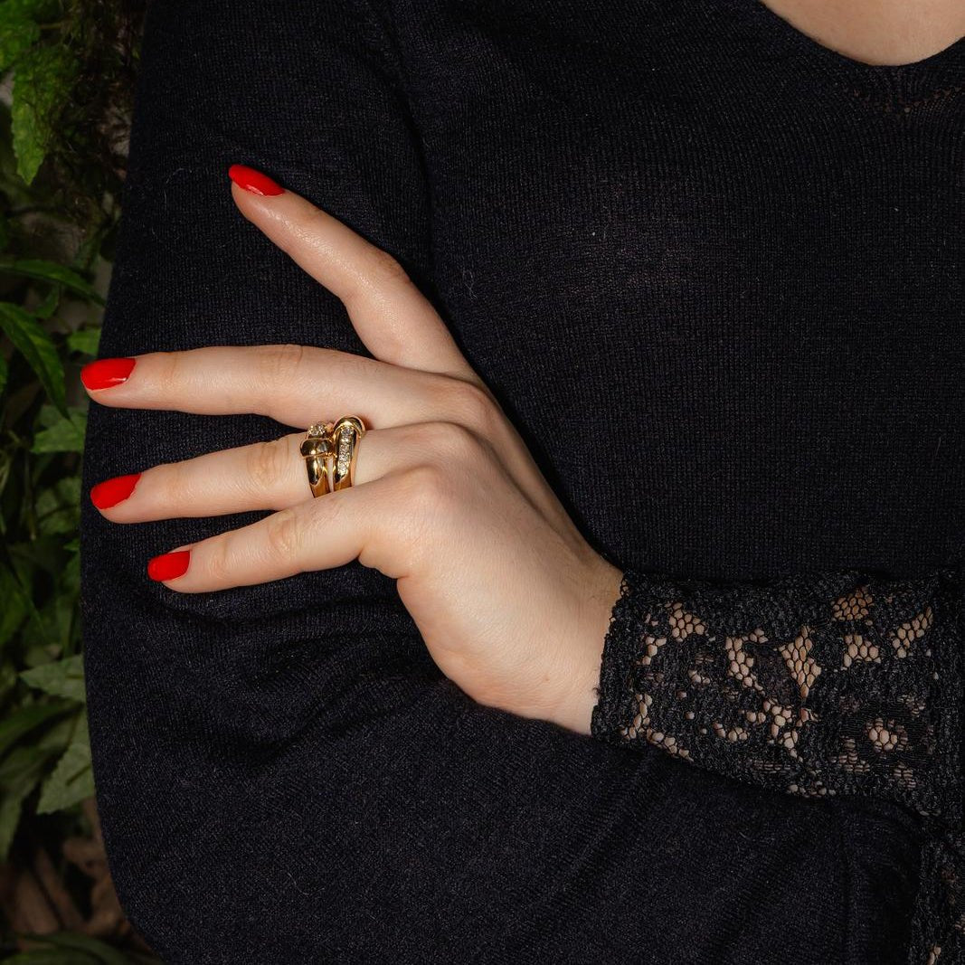 Ring Yellow gold diamond