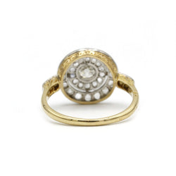 Bague en or jaune et diamants - Castafiore