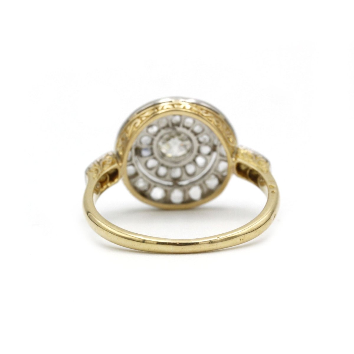 Bague en or jaune et diamants - Castafiore