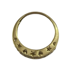 Bague en or jaune et diamants - Castafiore