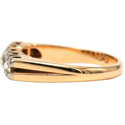 Bague en or jaune et diamants - Castafiore