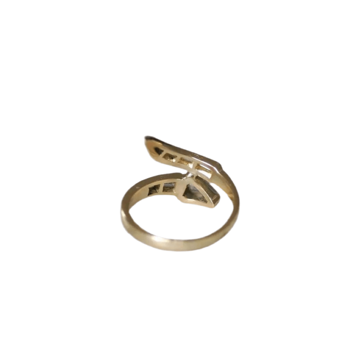 Bague en or jaune et diamants - Castafiore