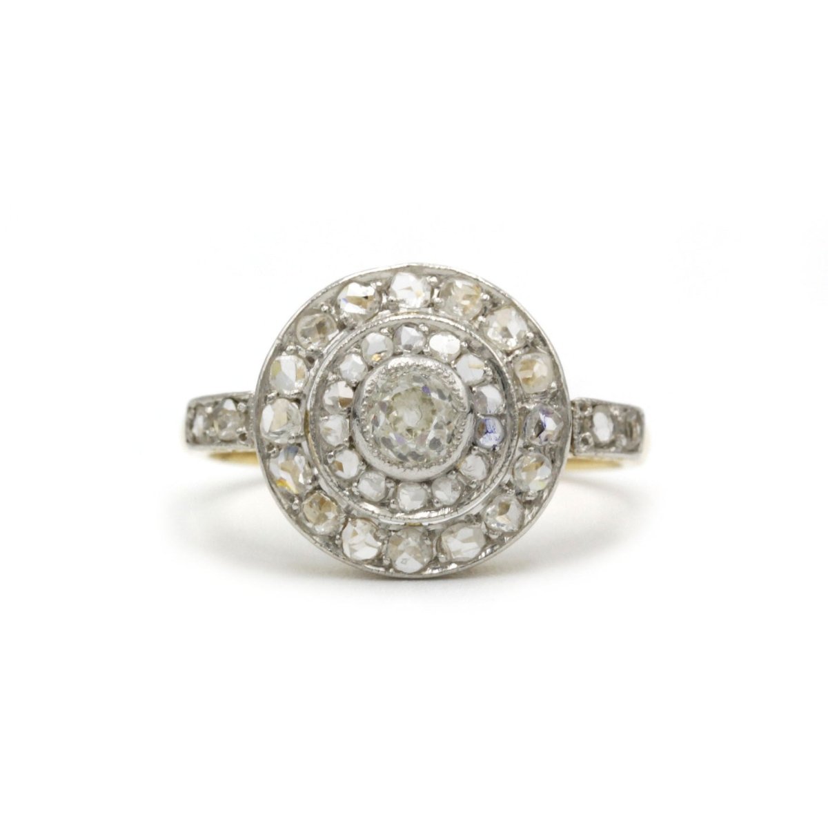 Bague en or jaune et diamants - Castafiore