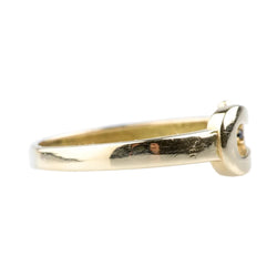 Bague en or jaune et diamants - Castafiore