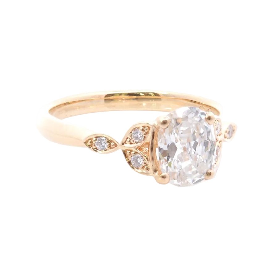 Bague en or jaune et diamants - Castafiore