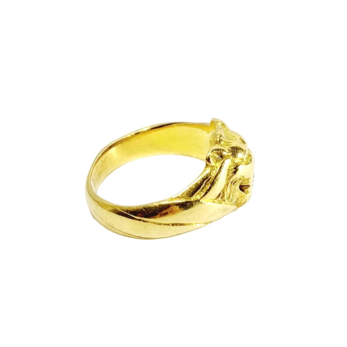 Bague en or jaune et diamants - Castafiore