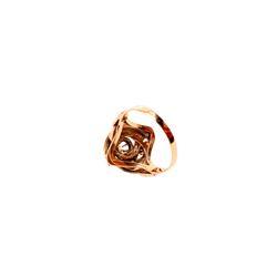 Bague en or jaune et diamants - Castafiore