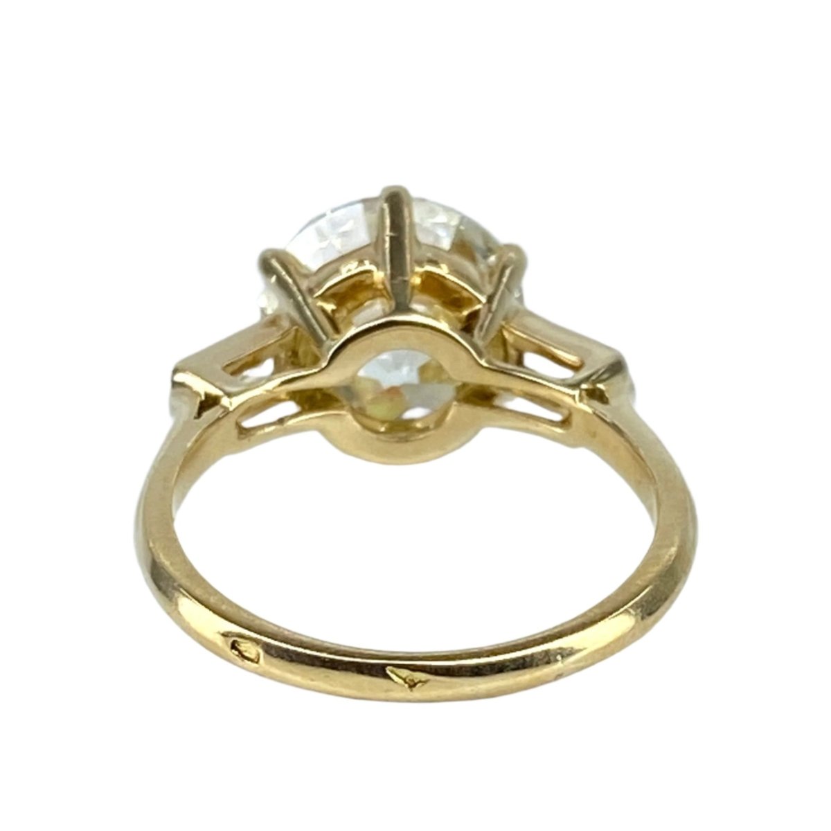 Bague en or jaune et diamants - Castafiore