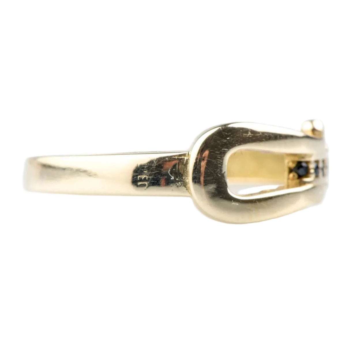 Bague en or jaune et diamants - Castafiore