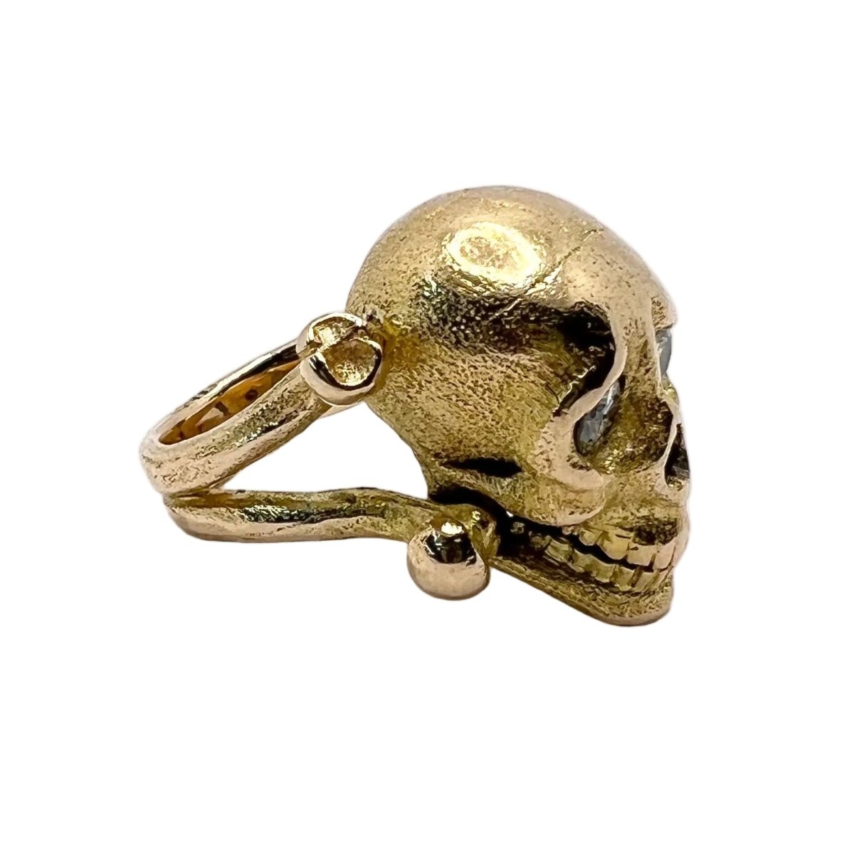 Bague en or jaune et diamants - Castafiore