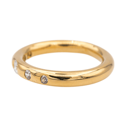 Bague en or jaune et diamants - Castafiore