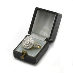 Bague en or jaune et diamants - Castafiore