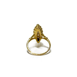 Bague en or jaune et diamants - Castafiore