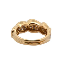 Bague en or jaune et diamants - Castafiore