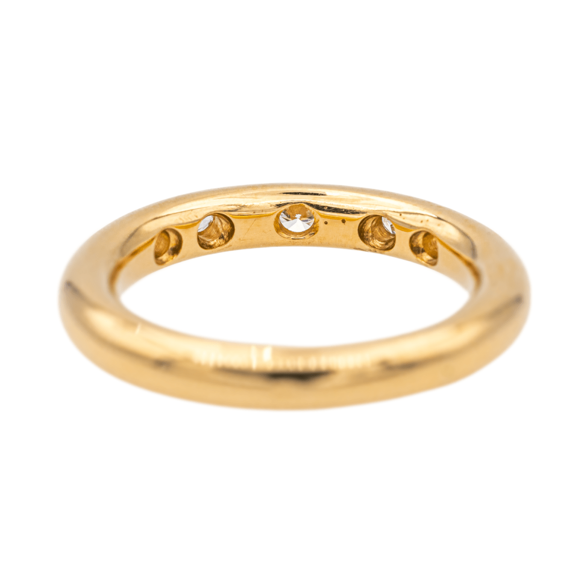 Bague en or jaune et diamants - Castafiore