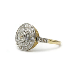 Bague en or jaune et diamants - Castafiore